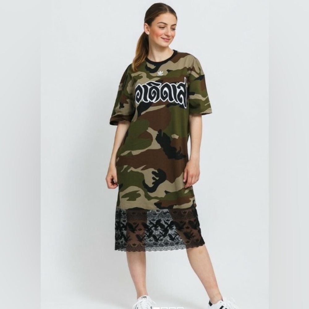 ADIDAS Originals‎ Tee Dress Bangkok Dry-Clean Collab Women's size xs
